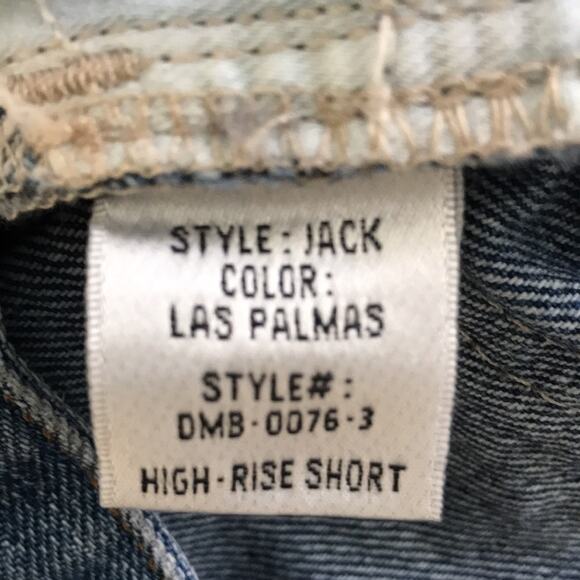 Lovers + Friends Jack High-Rise Denim cutoff shorts size 25 - Picture 5 of 10